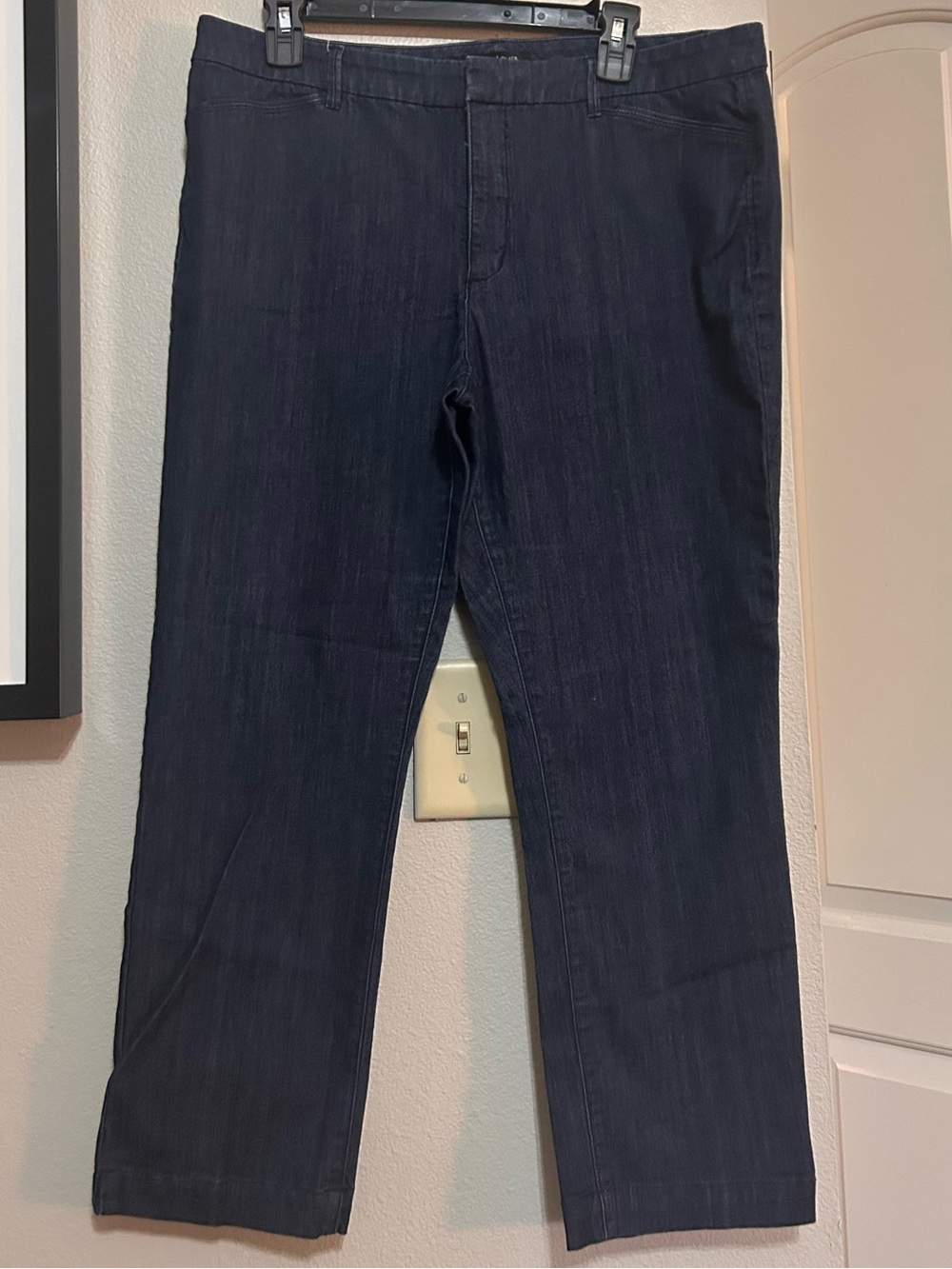 White House Black Market Indigo Crop Trousers